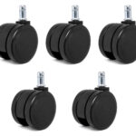 POWERTECH σετ ανταλλακτικά ροδάκια για PT-1390 καρέκλα γραφείου, 5τμχ - 5210131166390