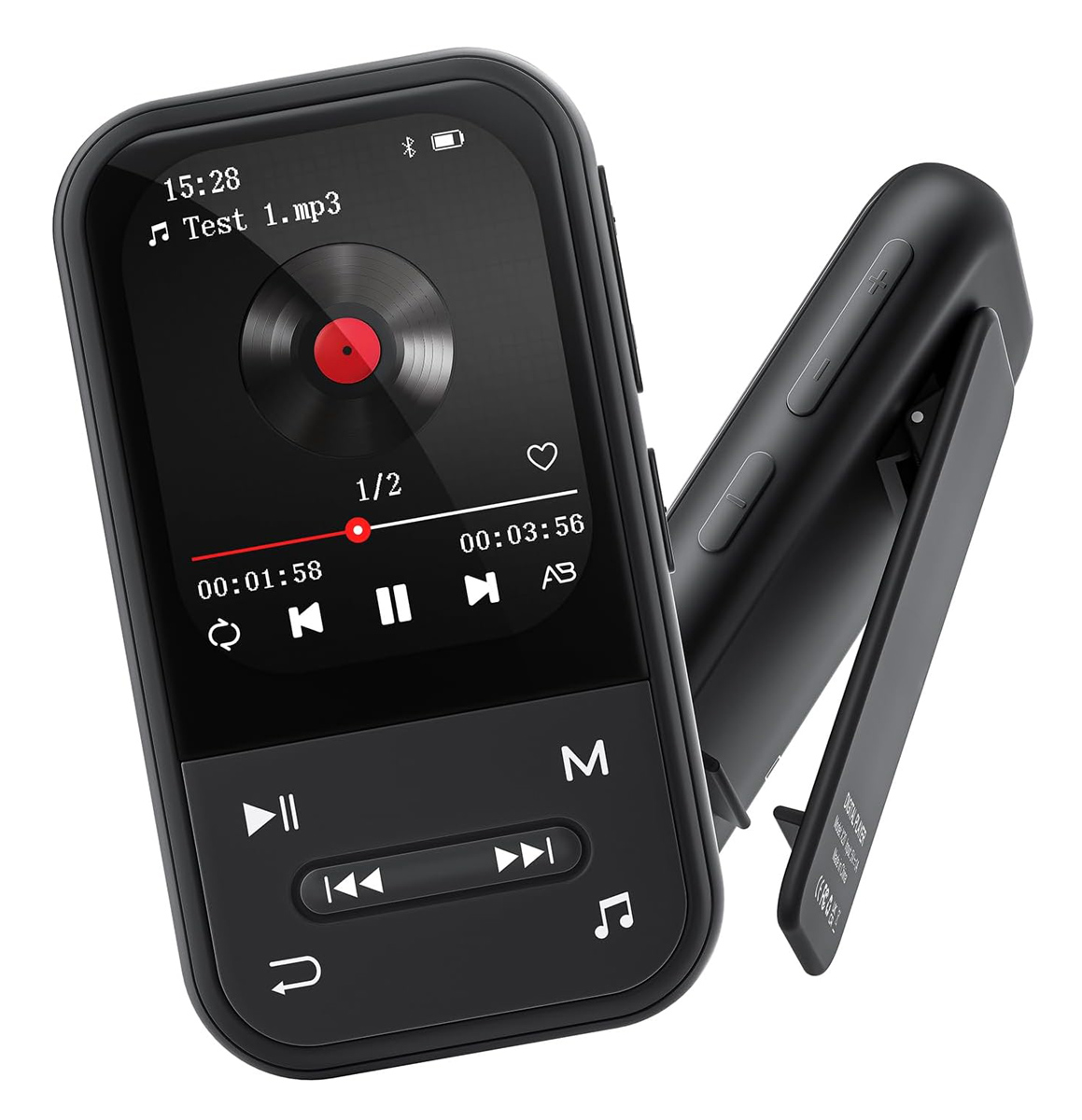X02-32GB RUIZU MP3 player X02 με οθόνη 2.01", 32GB, Bluetooth, μαύρο - 5210131172063 - Image 1